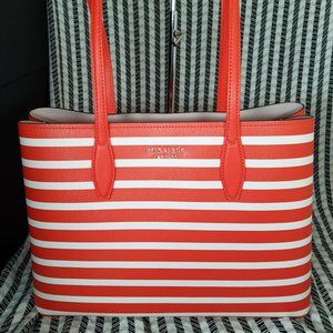 MAKE AN OFFER all day sailing stripe tote kate spade brand new condition w tag